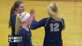 Champlin Park vs STMA Section Girls High School Volleyball [upl. by Dougall]