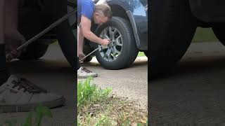 Changing a Tire On My Nissan Frontier [upl. by Halyk60]