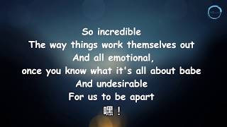 Brian McKnight  Back at one lyrics｜Traditional Chinese 繁體中文字幕 [upl. by Smailliw778]