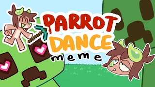 Parrot Dance Meme but with Creepers  Wholesome Minecraft Animation Meme [upl. by Netsoj]