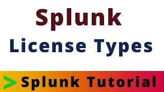 Types of Splunk Licenses  Tech Tonic with Kiran [upl. by Ardnaed]