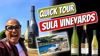 Quick Tour of Sula Vineyards  Cocktails India [upl. by Ecnarolf671]