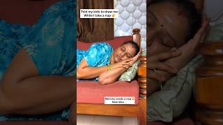 Mommy needs a nap 😴 new idea sathishanitha shorts comedy comedy reallifecomedy couplecomedy [upl. by Einneg]