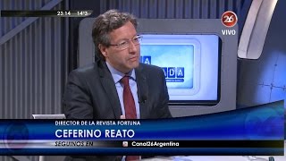 Ceferino Reato en quotLa miradaquot de Roberto García  121015 [upl. by Abbub]