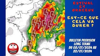 ENFIN ESTIVAL MAIS ORAGEUXCELA VA DURER OU PAS  OU ET QUAND PREVISION METEO A 15 JOURS [upl. by Treboh]