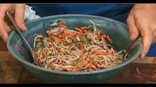 Fresh And Alive Daikon Salad Recipe [upl. by Iuq]