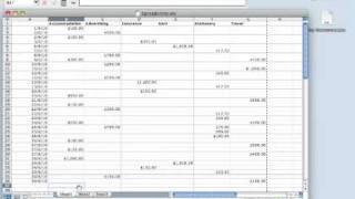 How to add totals to columns in Microsoft Excel [upl. by Atikihs]