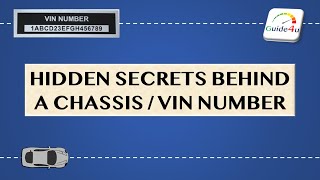 Hidden Secrets Behind a Chassis  VIN Number  How to read a Chassis number [upl. by Dlaregztif145]