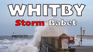 Storm Babet  Whitby 19th October 2023 [upl. by Asirem786]