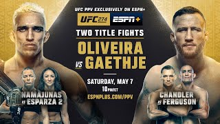 UFC 274 LIVE OLIVEIRA VS GAETHJE LIVESTREAM amp FULL FIGHT COMPANION [upl. by Upali107]