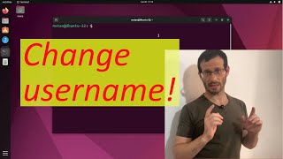 How to change username in Ubuntu 2204 [upl. by Gnahc]