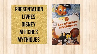 Presentation livres disney Les affiches mythiques coloriagepouradulte [upl. by Aitercul]