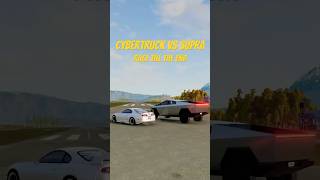 Cybertruck Vs Supra beamng shorts viralvideo trending top forzahorizon5 crash Top Viral short [upl. by Fryd]