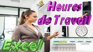 تتبع ساعات عمل الموظفين ملف اكسيل ديناميكي Pointage dynamique heures de travail du personnelExcel [upl. by Burt]