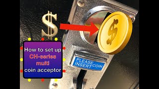 How to program a CHSeries MultiCoin Acceptor Münzprüfer CH926 for Arcade and Vending Machines [upl. by Billi]