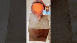 Martello oro diy satisfying woodworking copperingotcasting handmade gold metalcasting [upl. by Norre76]