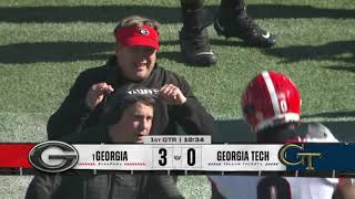 Georgia at Georgia Tech  2021 Georgia Football  Game 12 [upl. by Ninaj116]