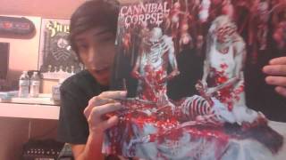 Cannibal Corpse Butchered at Birth Vinyl Unboxing [upl. by Bonnette]