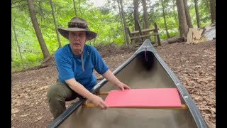 3 Minutes with a Maine Guide Rigging a Solo Canoe for Wilderness Trips [upl. by Weston203]