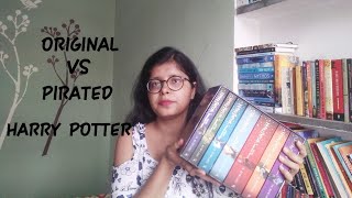 ORIGINAL VS PIRATED HARRY POTTER BOOKS  COMPARISON  THE BOOK CRITIQUES [upl. by Somar]