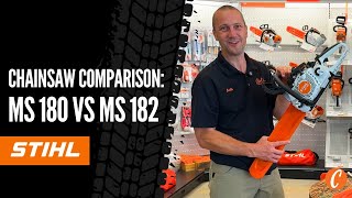 Which Chainsaw Should I Get STIHL MS 180 vs MS 182 [upl. by Orville]