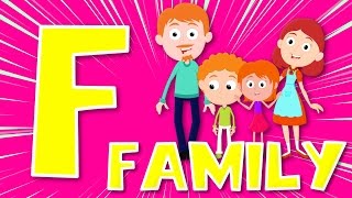 the phonics letter F song  ABC Song  nursery rhymes  kids songs  baby videos [upl. by Enttirb]