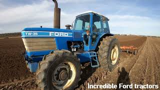 1983 Ford TW35 66 Litre 6Cyl Diesel 4WD Tractor 188 HP with Howard Plough [upl. by Ahseenal]