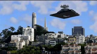 Star Destroyer Over San Francisco [upl. by Fey130]