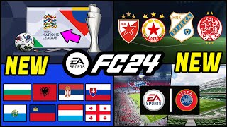 EA SPORTS FC 24 NEWS  NEW Licenses Teams Stadiums amp CONFIRMED LEAKS ✅ [upl. by Ardnayek]