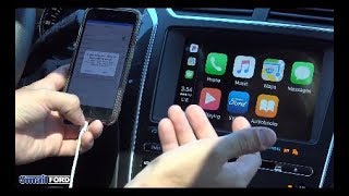 How to Connect Your iPhone to Your Ford with Apple CarPlay [upl. by Woothen510]