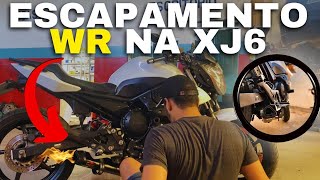 ESCAPAMENTO WR NA XJ6  MEU NOVO ESCAPE [upl. by Aitnauq]