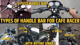 Best Handle Bars for CAFE RACERS  with BUYING LINKS [upl. by Elfrieda94]