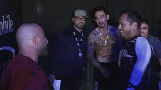 VERBAL ALTERCATION  Alexander Volkanovski and Max Holloway Backstage at UFC 276 [upl. by Sucramraj693]