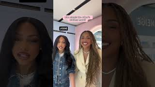 Jodie and Jordyn Woods visit the Laneige Popup in LA [upl. by Putnam]