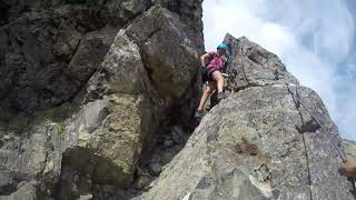 via ferrata Chamrousse [upl. by Aitropal]