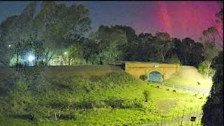 Aurora Australis over Kangaroo Flat  12th Sept 2024 [upl. by Nosreme]