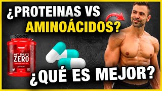 ¿Qué es mejor las PROTEINAS o los AMINOÁCIDOS Para GANAR MASA MUSCULAR [upl. by Ammon]