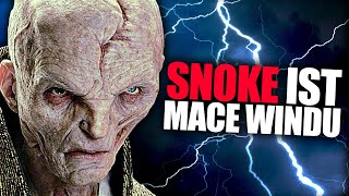 STAR WARS Ist Snoke Mace Windu FAN THEORIE I Academy [upl. by Nymzaj]