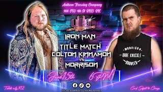 Dojo Match Colton Kinnamon vs Scott Rose [upl. by Lester]