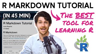 R Markdown TUTORIAL  A powerful tool for LEARNING R IN 45 MINUTES [upl. by Tamiko59]