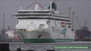 Ulysses Ferry  Dublin Port Ireland 04022013 [upl. by Pirnot]