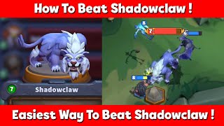 How To Beat Shadowclaw In Warcraft Rumble Easiest Way [upl. by Carlisle172]