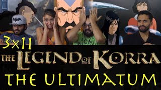 The Legend of Korra  3x11 The Ultimatum  Group Reaction [upl. by Attenor]