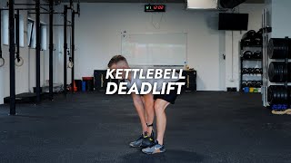 Kettlebell Deadlift [upl. by Nelleh]