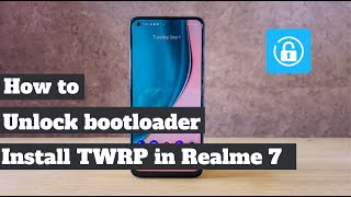 Unlock realme 7 bootloader  Install twrp in realme 7  Narzo 20 pro [upl. by Annahsar]