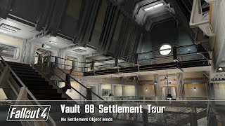 Fallout 4  Vault 88 Settlement Build Tour [upl. by Rumpf546]