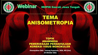 WEBINAR ANISOMETROPIA [upl. by Aras]