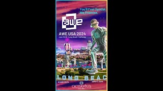 AWE2024 Had an amazing time at Augmented World Expo 2024 in Long Beach wwwawexrcom [upl. by Esyla]