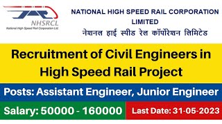 NHSRCL Recruitment 2023 for DiplomaDegree Civil Engineers  Civil Engineering Jobs  Job Updates [upl. by Florella564]