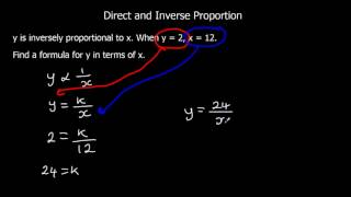 Direct and Inverse Proportion 2 [upl. by Tandie758]